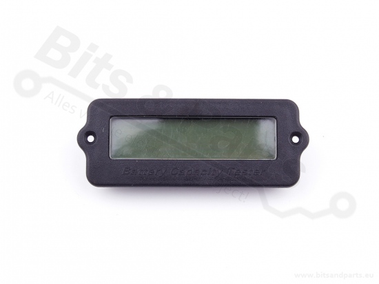 Accu capaciteits-meter/-display blauw